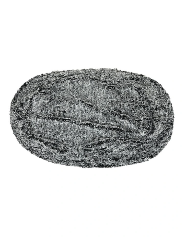 Washable Replacement Zipper Pet Bed Cover 180cm in Charcoal
