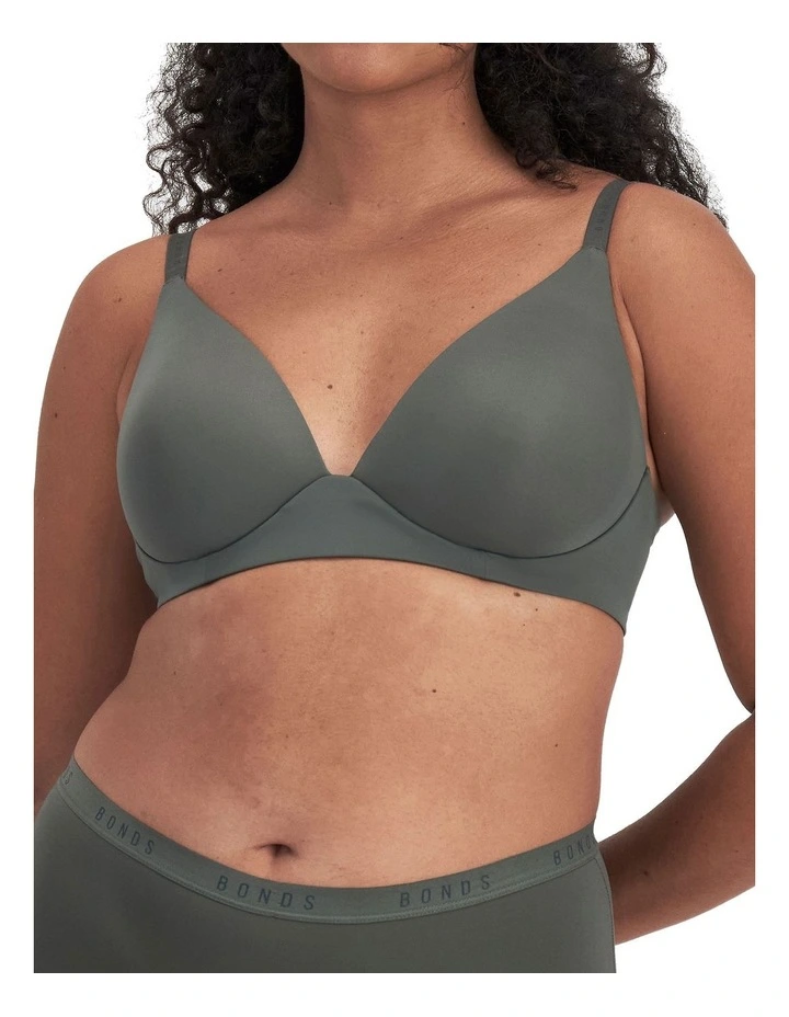 Comfytops Micro Wirefree Bra in Upl Smoked Jade