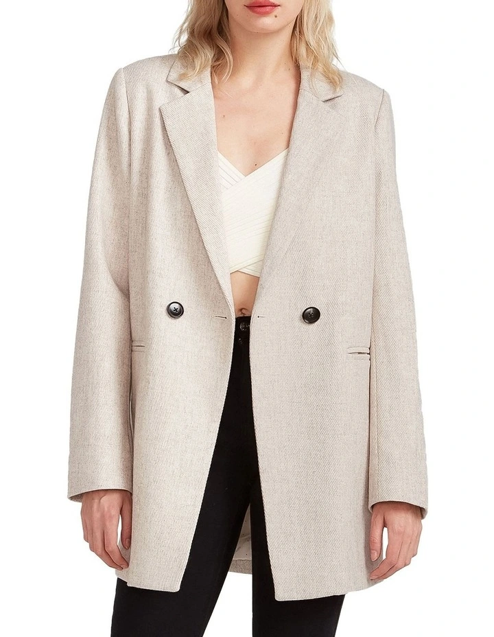 Kensington Oversized Coat in Beige