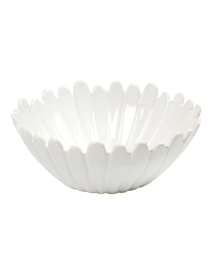 Odell Bowl 20x8cm in White
