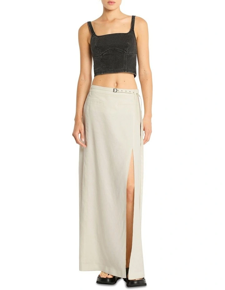 Hudson Maxi Skirt in Wax