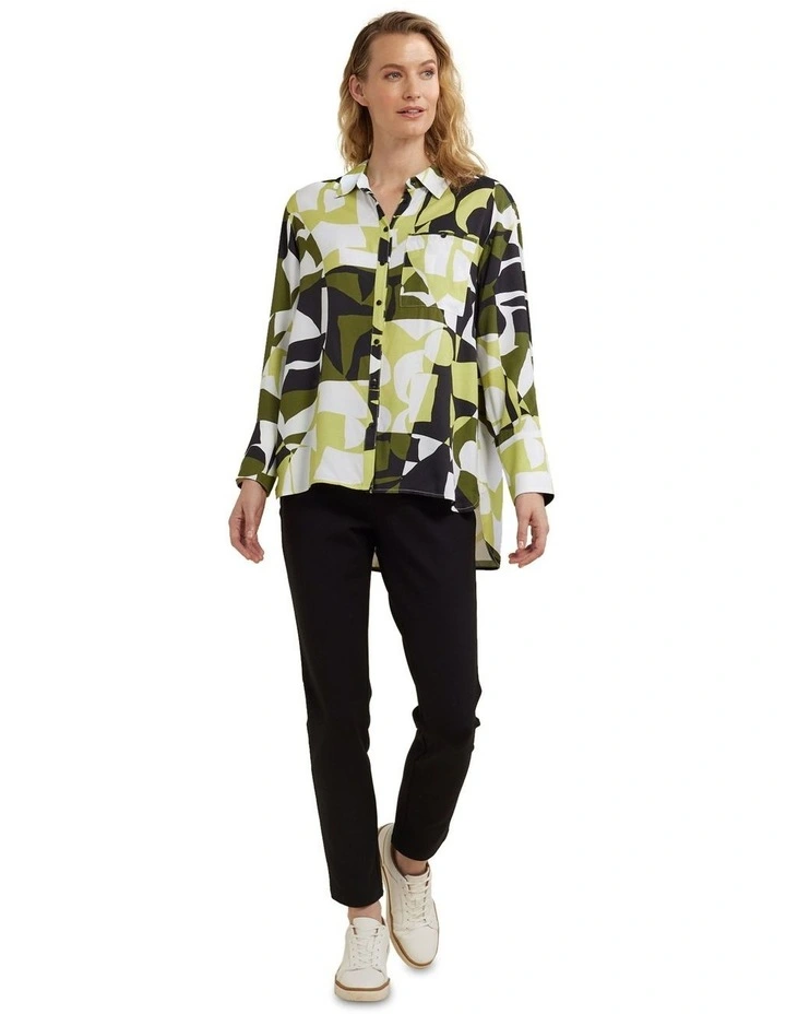 Mineral Print Shirt in Multi