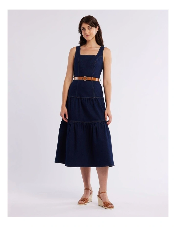 Taylah Denim Dress in Indigo