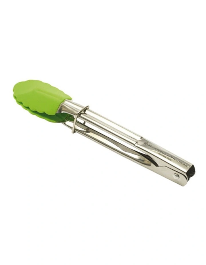 Grabbers Silicone Mini Tongs 18cm in Lime