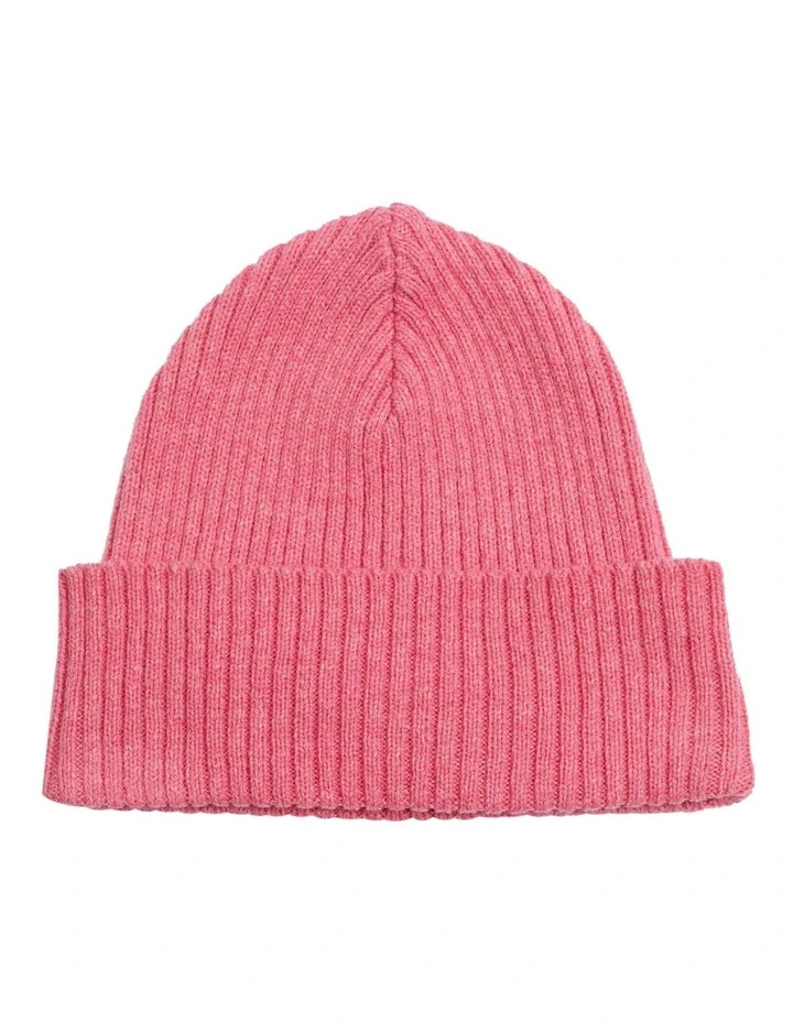 Celine Knit Beanie in Pink