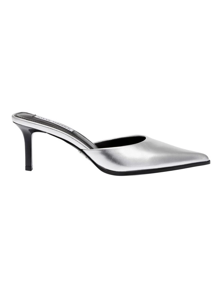 Hypnosis Mule in Silver Leather