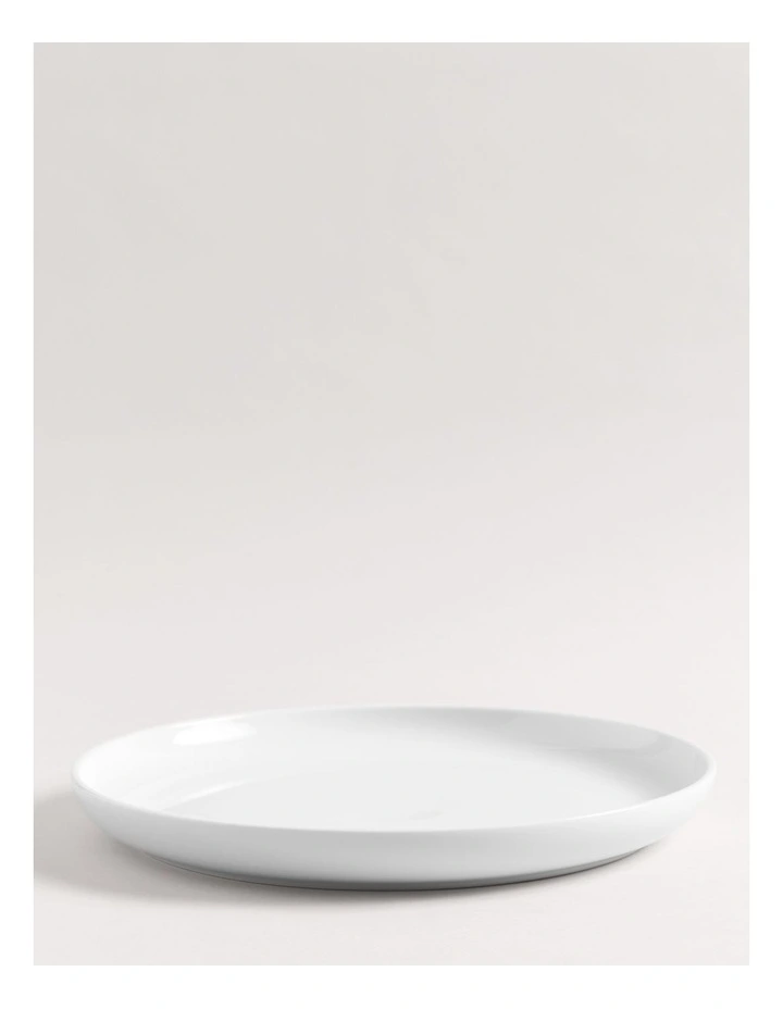Yarra Dinner Plate in White