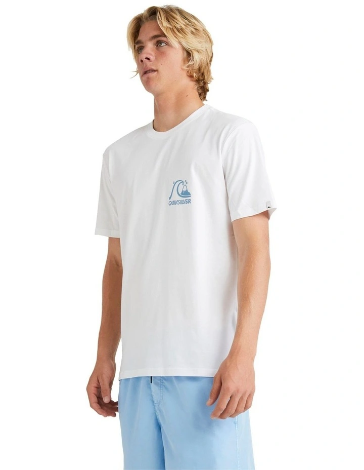 Bubble Logo Short Sleeve T-shirt in White