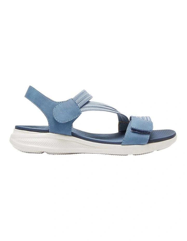 Neon Sandals in Denim Blue