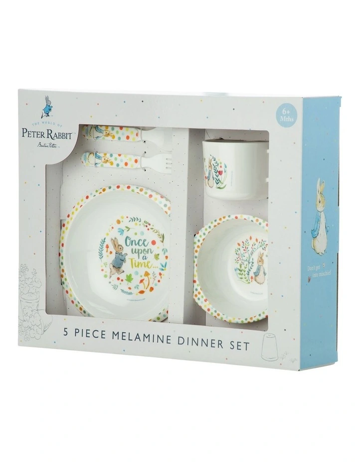 Classic 5 Piece Dinner Set in White