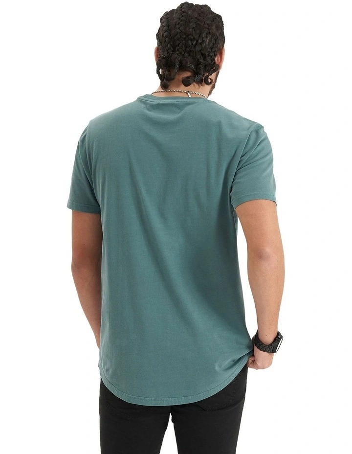 Blockade Dual Curved Tee in Green