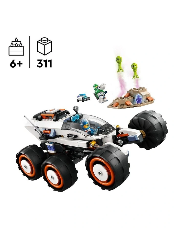 City Space Explorer Rover and Alien Life 60431