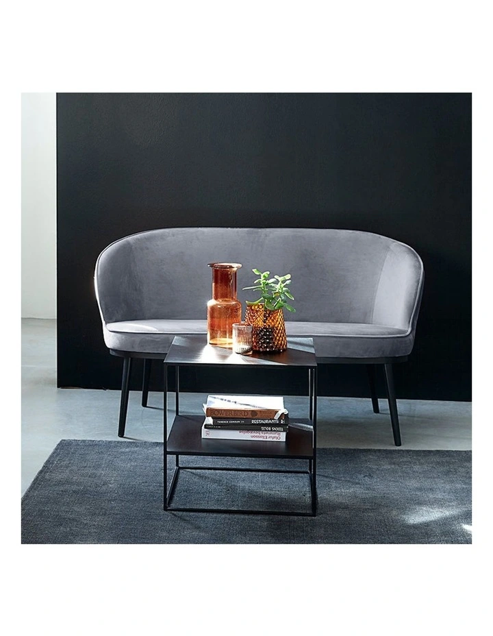 Pebble Coffee Table 50x50cm in Black
