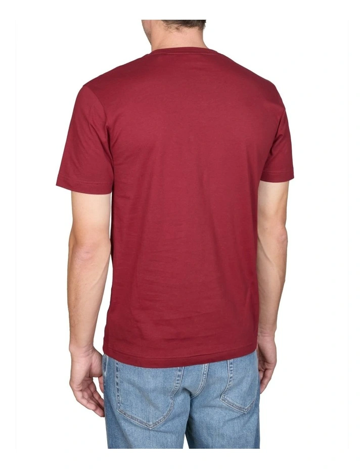 Graphic T-Shirt in Plumped Red