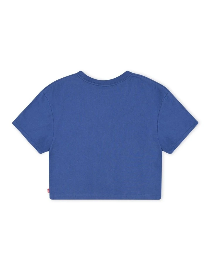 Screen Print Graphic Tee in Navy
