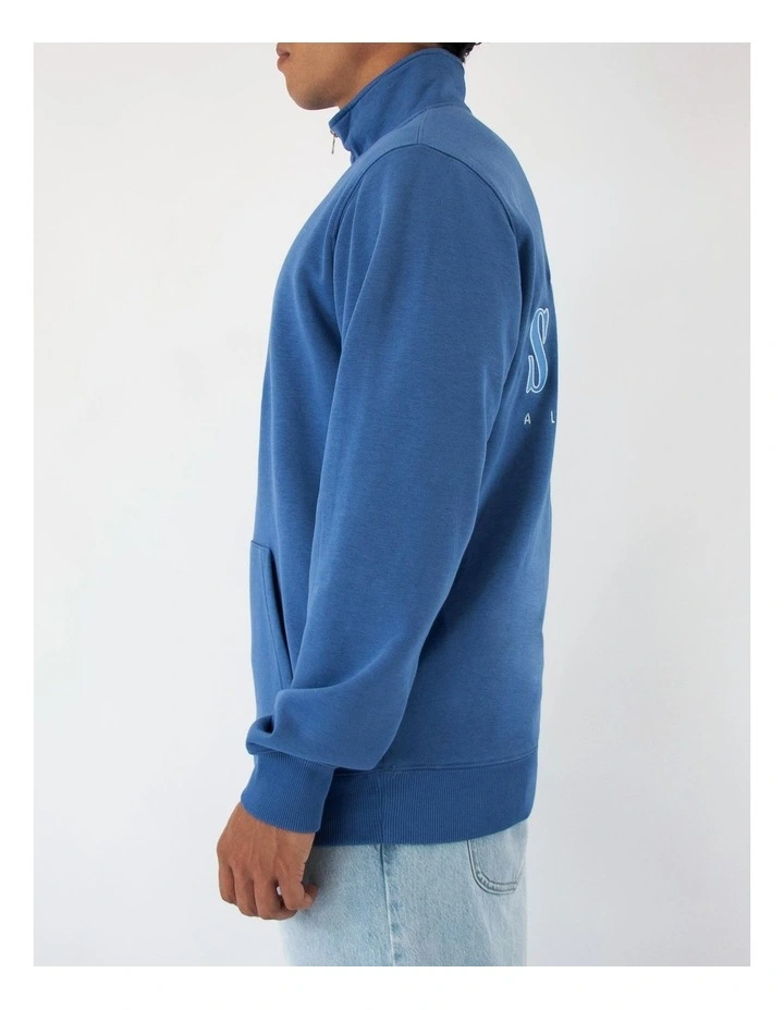 Reach Your Peak Half Zip in Navy