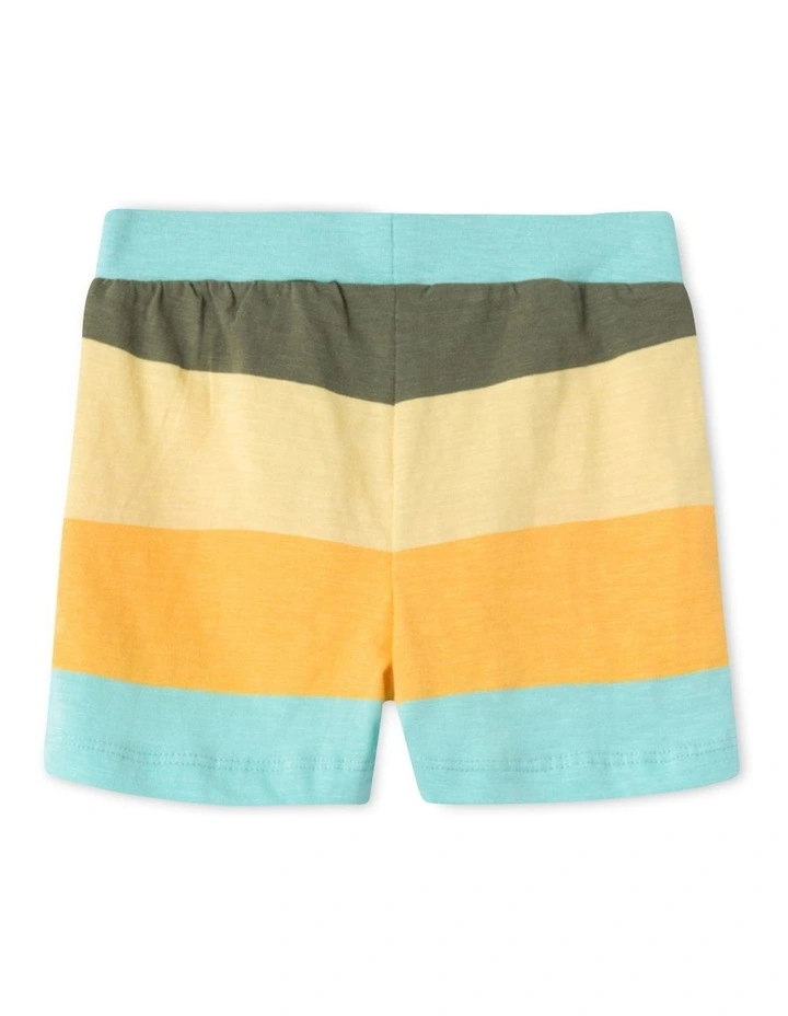 Harmod Striped Shorts in Blue