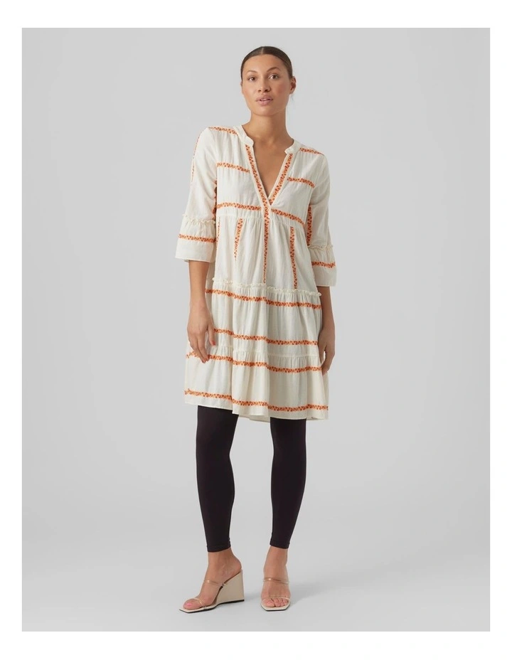 Dicthe Tunic Dress in White
