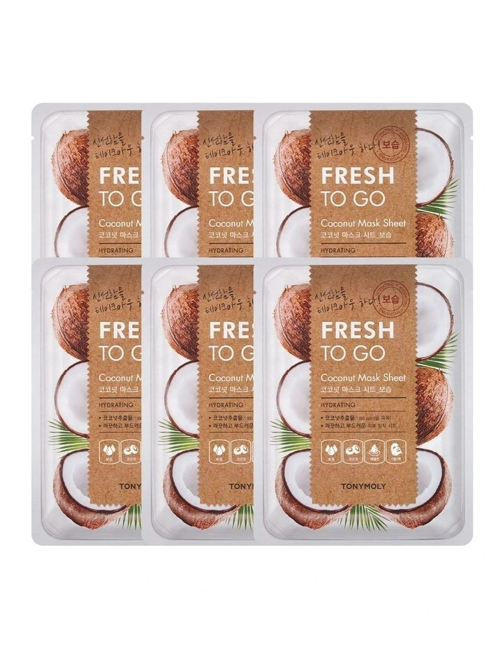 Fresh To Go Coconut 5+1 Free Mask Set