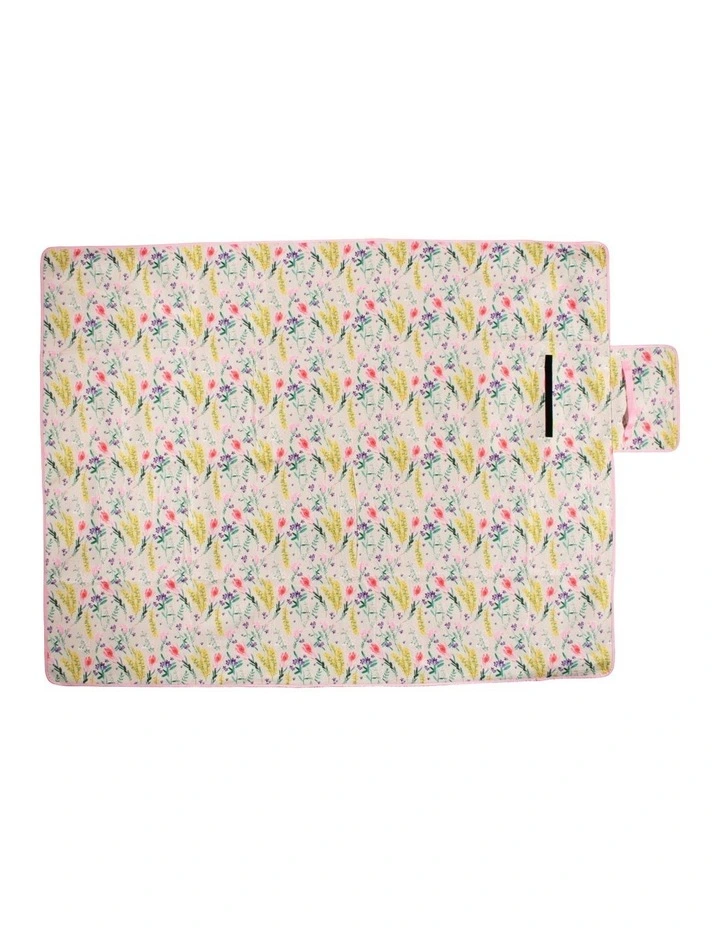 Wildflowers Folding Picnic Blanket 150x200cm in Multi