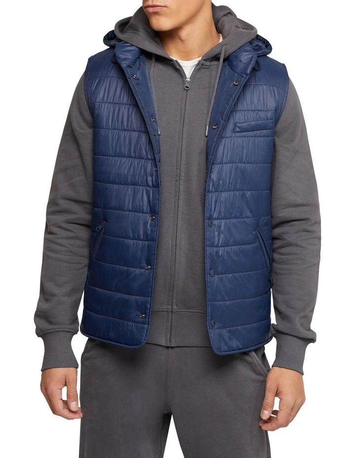 Bruno Eco Filling Puffa Vest in Blue
