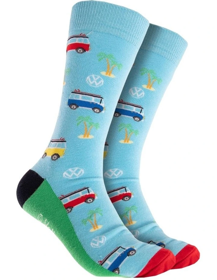 Combi Vacay Socks in Blue