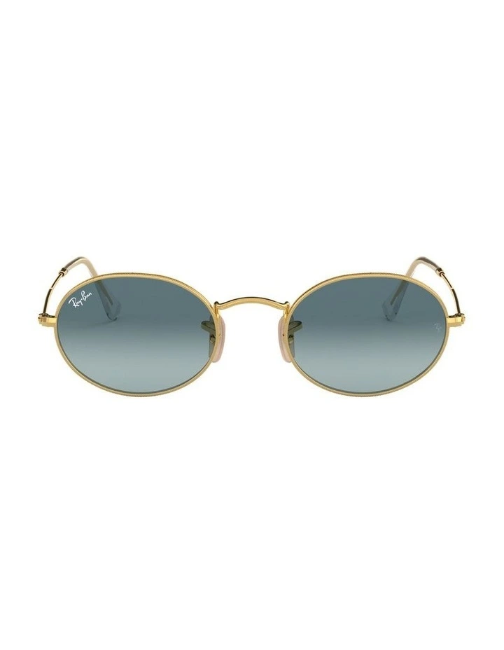 Oval Gold RB3547 Sunglasses