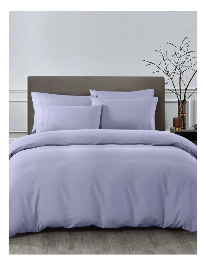 Bamboo Cooling Double 6-piece Sheet & Quilt Cover Set in Lilac