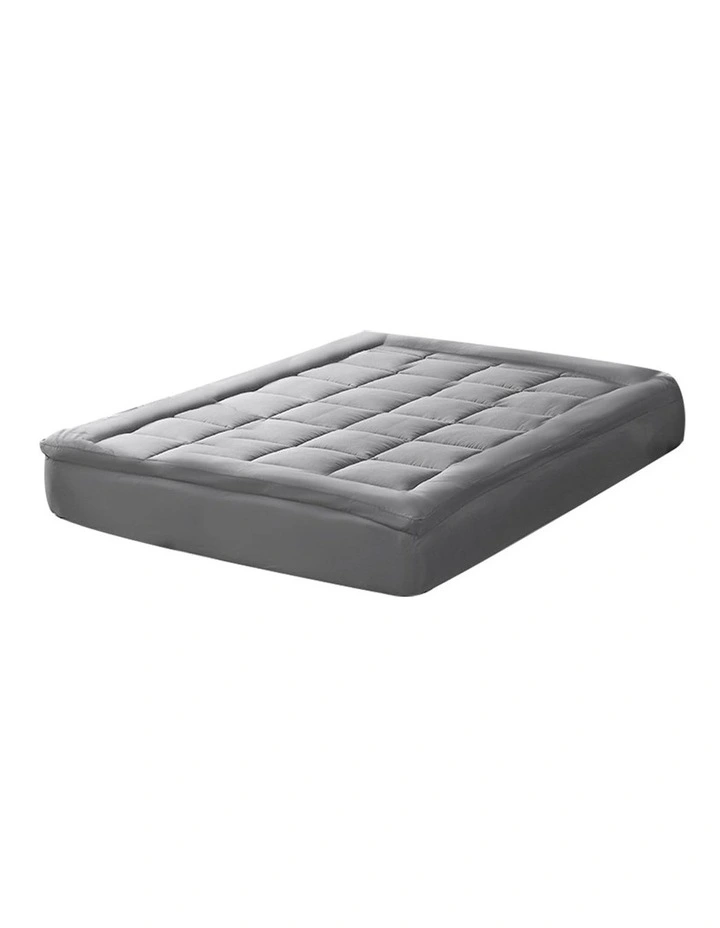 Mattress Topper Protector Cover Queen in Grey