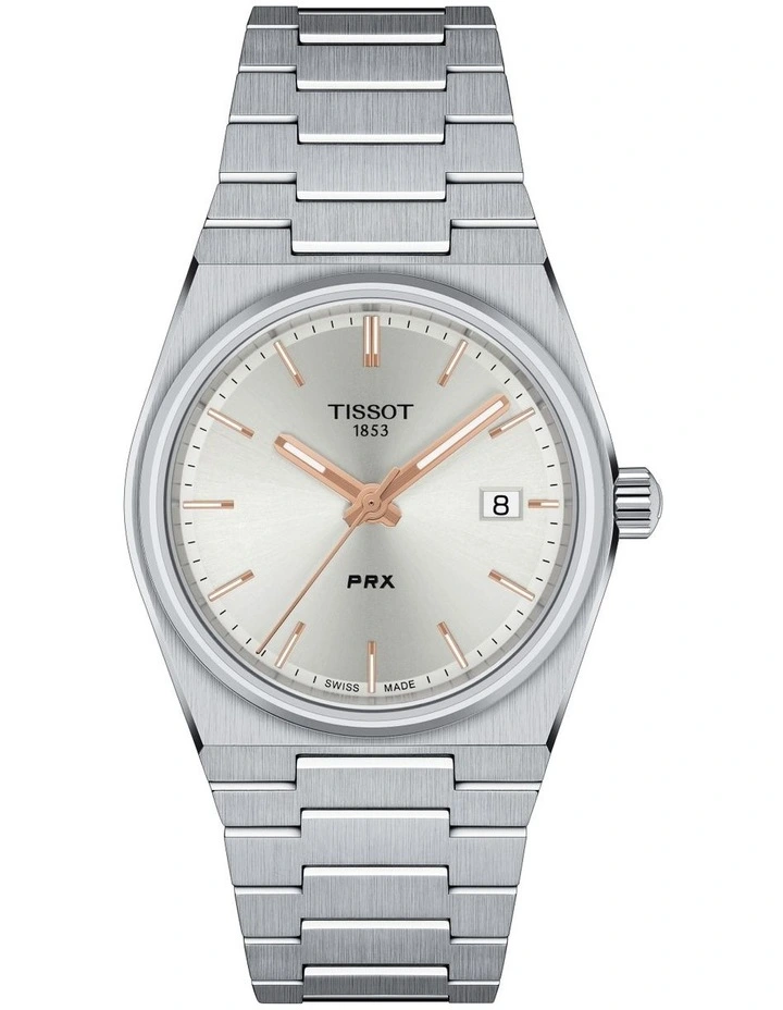 PRX 35mm T1372101103100 Watch In Silver