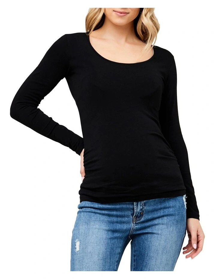 Organic Tube Top in Black