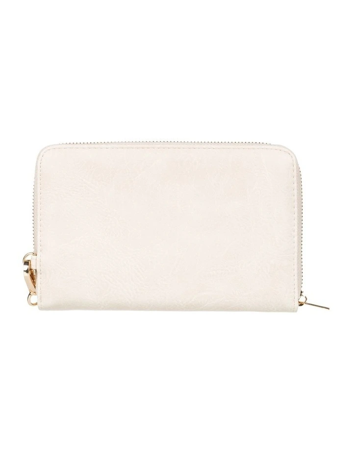 Back In Brooklyn Zip-Around Wallet in Tapioca