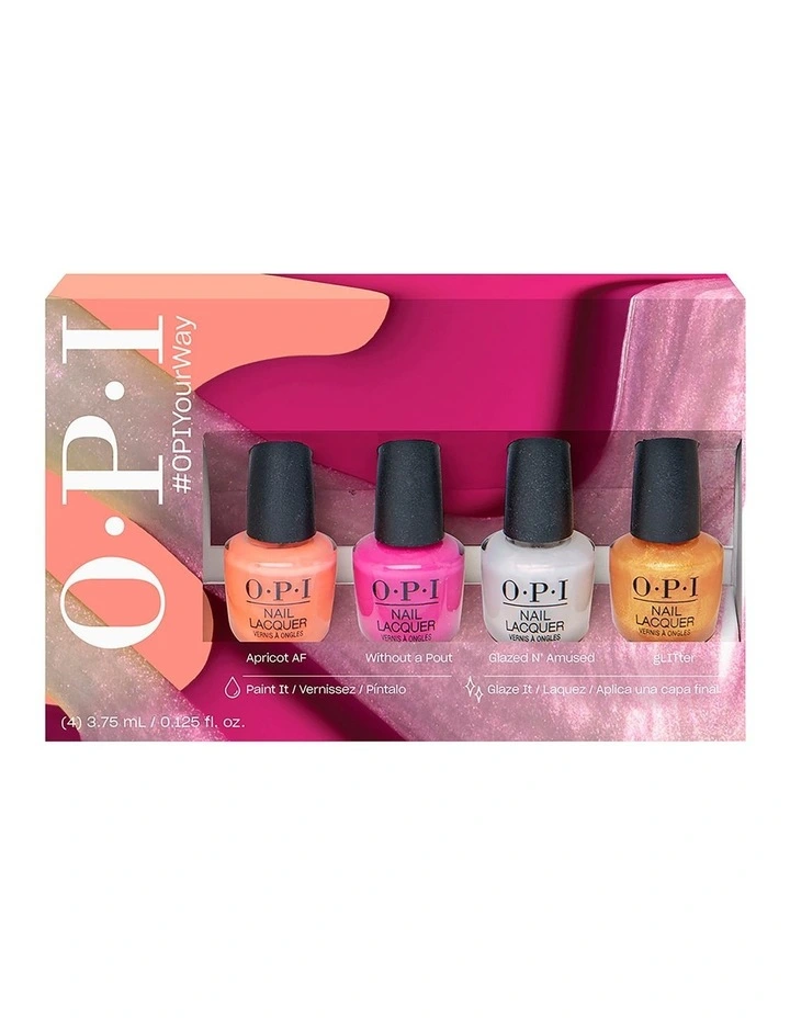 Your Way Nail Lacquer Mini 4 Piece Gift Set 4x3.75ml