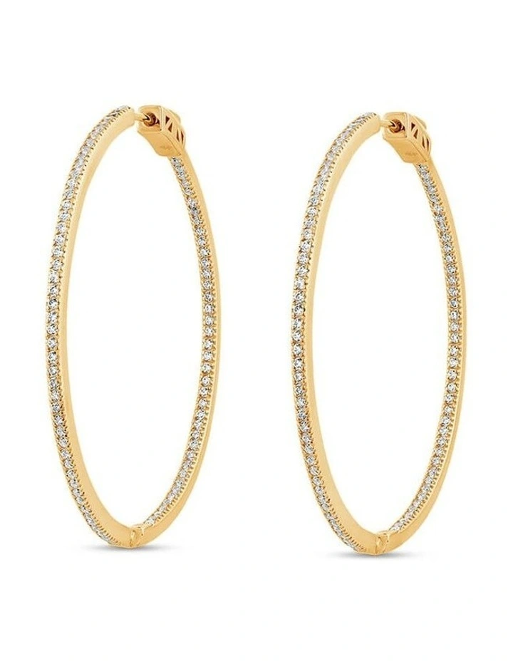 Light Hoop Earring in Gold