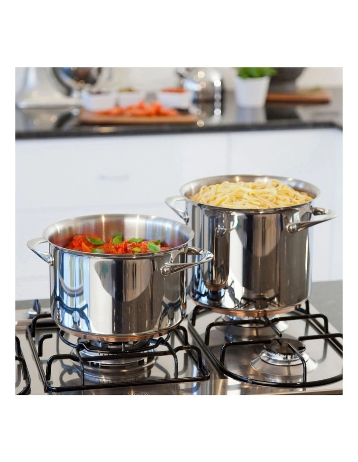 Per Vita Copper Base Stainless Steel Induction Covered Stockpot 24cm/7.1L