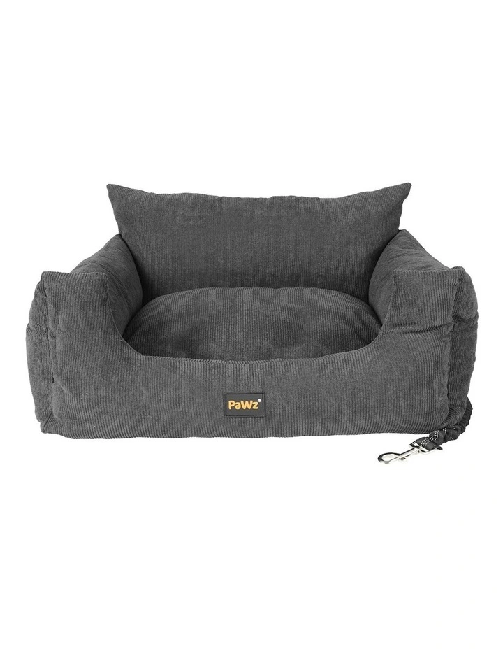 Large Pet Car Booster Seat in Grey