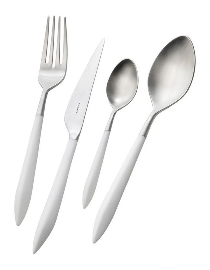 Ares White Cutlery 16-Piece Set White