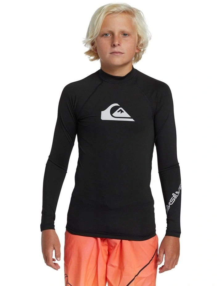 All Time Long Sleeve Rashguard in Black