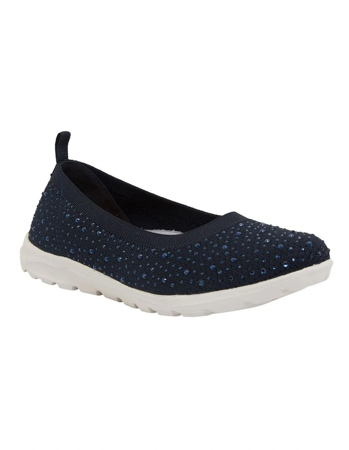 Patrice Navy Diamante Sneakers
