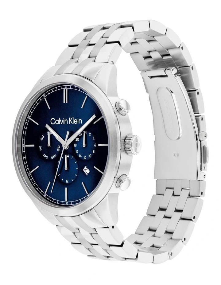 Stainless Steel Watch in Blue