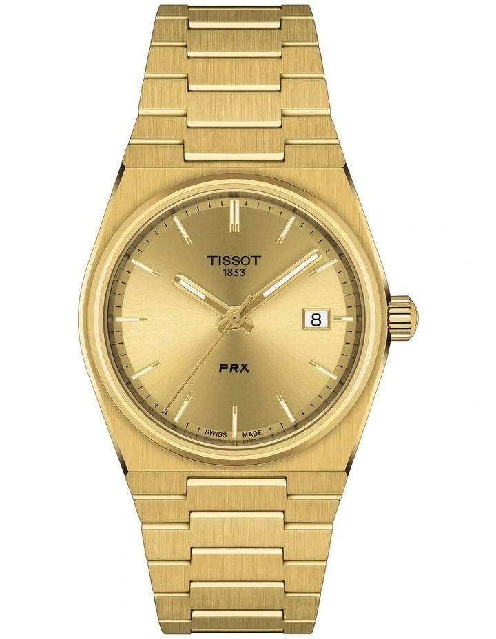 PRX 35mm T1372103302100 Watch In Yellow Gold