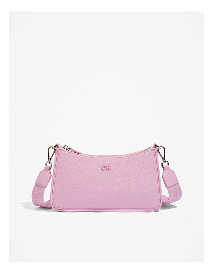 Logo Crossbody Bag in Rose