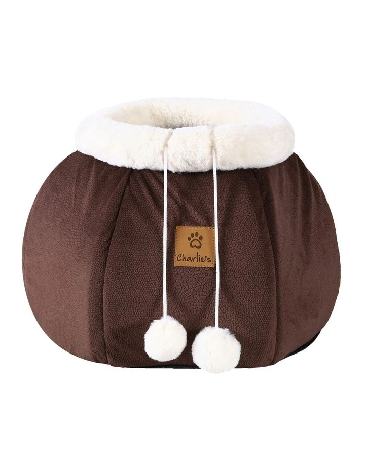 Cat Bed in Chocolate