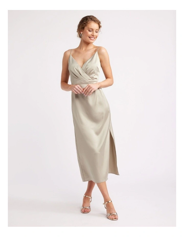 Montreal Midi Dress in Sage