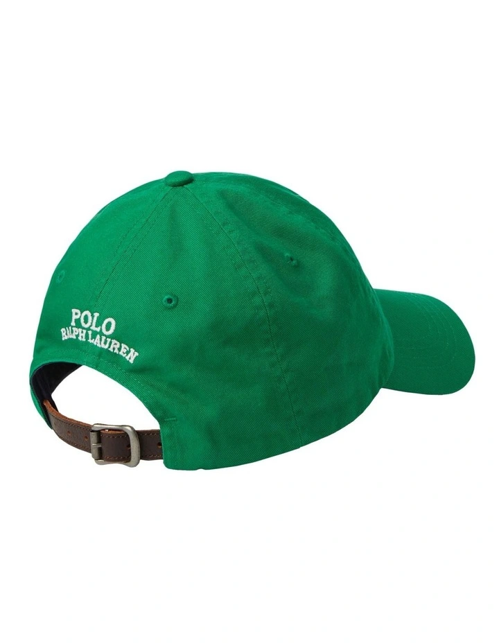 Polo Bear Twill Ball Cap in Green
