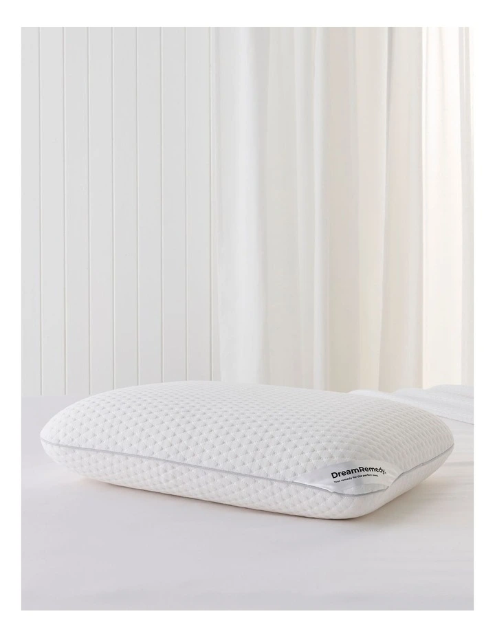 Memory Foam Support Pillow in White