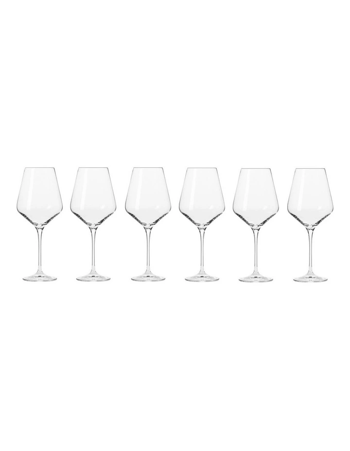 Avant Garde Wine Glass Gift Boxed 6 Piece 490ml in Clear