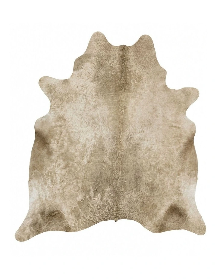 Premium Brazilian Cowhide in Champagne