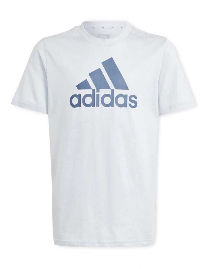 Essentials Big Logo Cotton T-shirt in Halo Blue/White