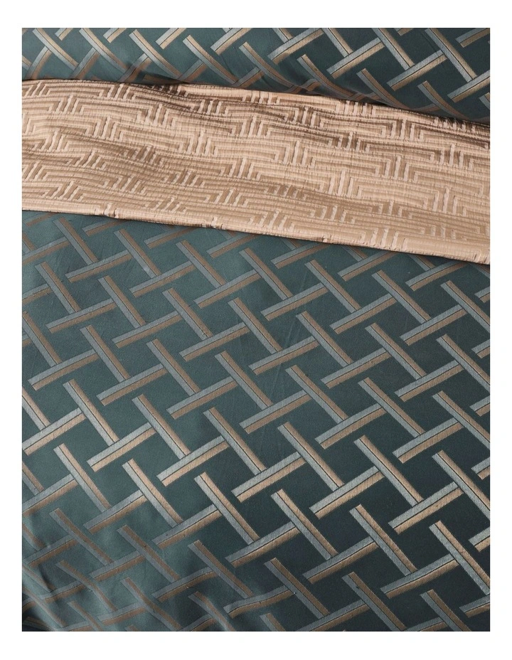 Valeria Quilt Cover Set In Slate